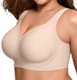 LetsJoli Jelly Bras for Women No Underwire Plus Size Push Up Supportive