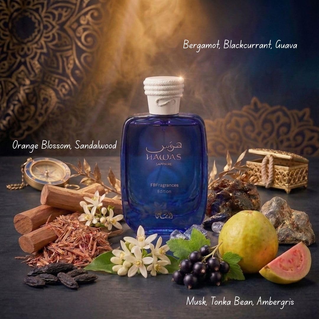 RASASI Hawas Atlantis Eau de Parfum for Men, 100ml (3.4 oz) Fresh & Modern Scent Spray