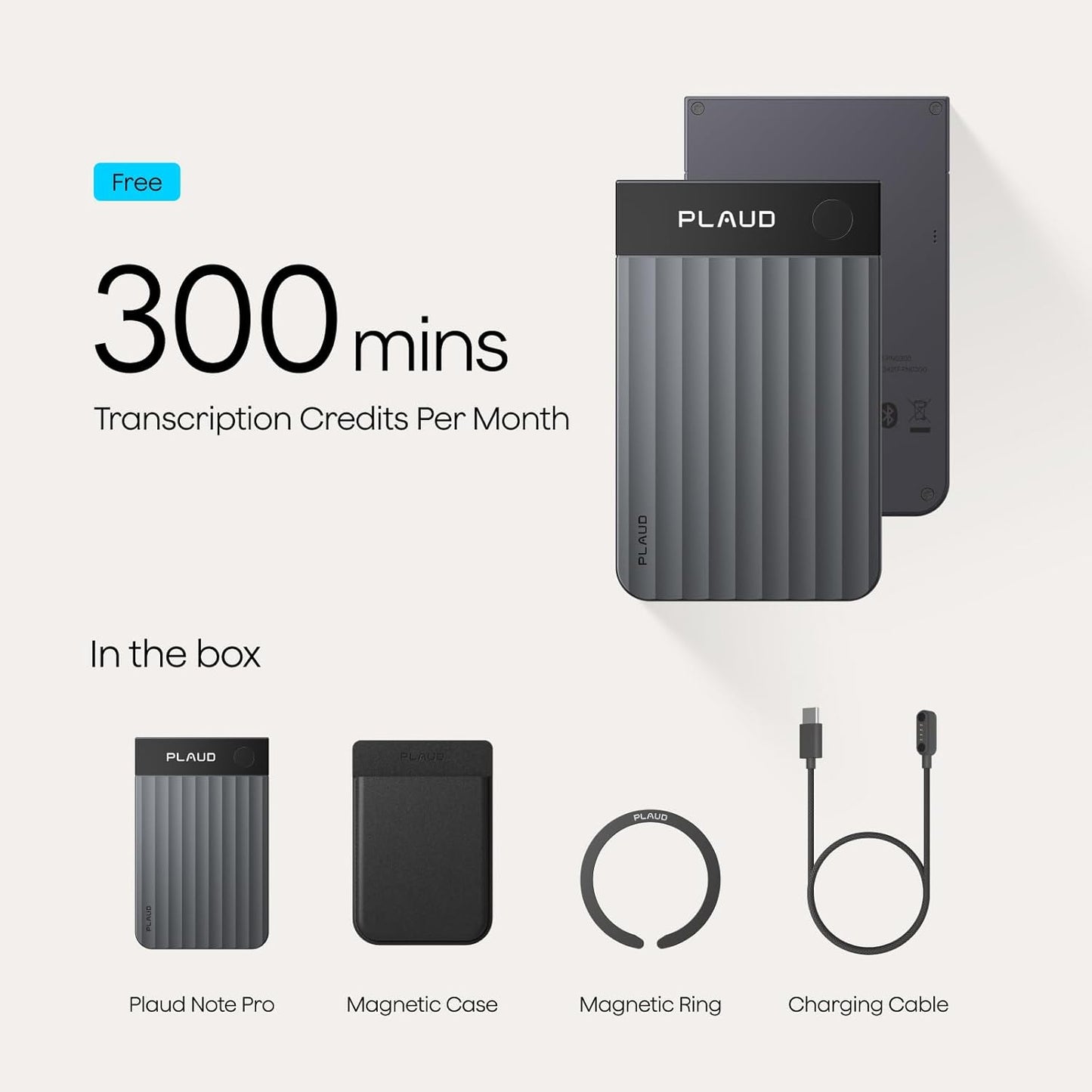 Plaud Note Pro AI Voice Recorder Transcribe & Summarize for Meetings Calls
