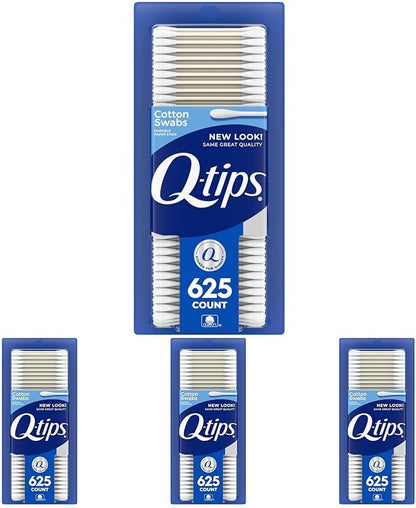 Q-tips Cotton Swabs For Hygiene and Beauty Care Original Cotton Swab Made With 100% Cotton 625 Count