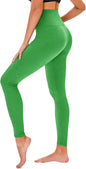 TNNZEET High Waisted Leggings for Women - No See Through Tummy Control Cycling Workout Yoga Pants with Pockets Reg & Plus