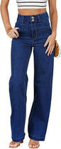 Sidefeel Jeans for Women High Waisted Straight Leg Denim Pants