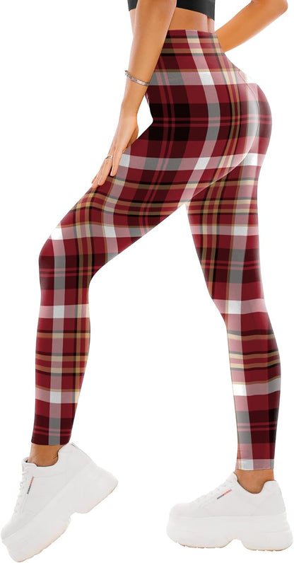 SINOPHANT High Waisted Leggings for Women - Full Length Capri Buttery Soft Yoga Pants for Workout Athletic