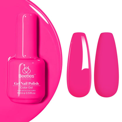 Beetles Purple Gel Nail Polish, 1 Pcs 15ml Purple Gel Polish