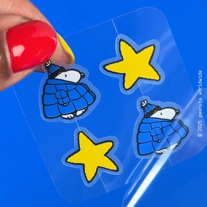 Starface Hydro-Star® Snoopy Red Puffer Hydrocolloid Pimple Patch, 32 ct