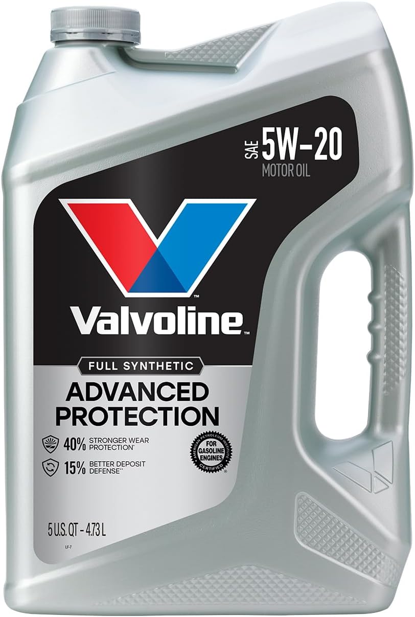 Valvoline Advanced Full Synthetic SAE 0W-20 Motor Oil 5 QT