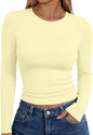 Trendy Queen Womens Long Sleeve T Shirts Fall Fashion Basic Y2K Tops 2026
