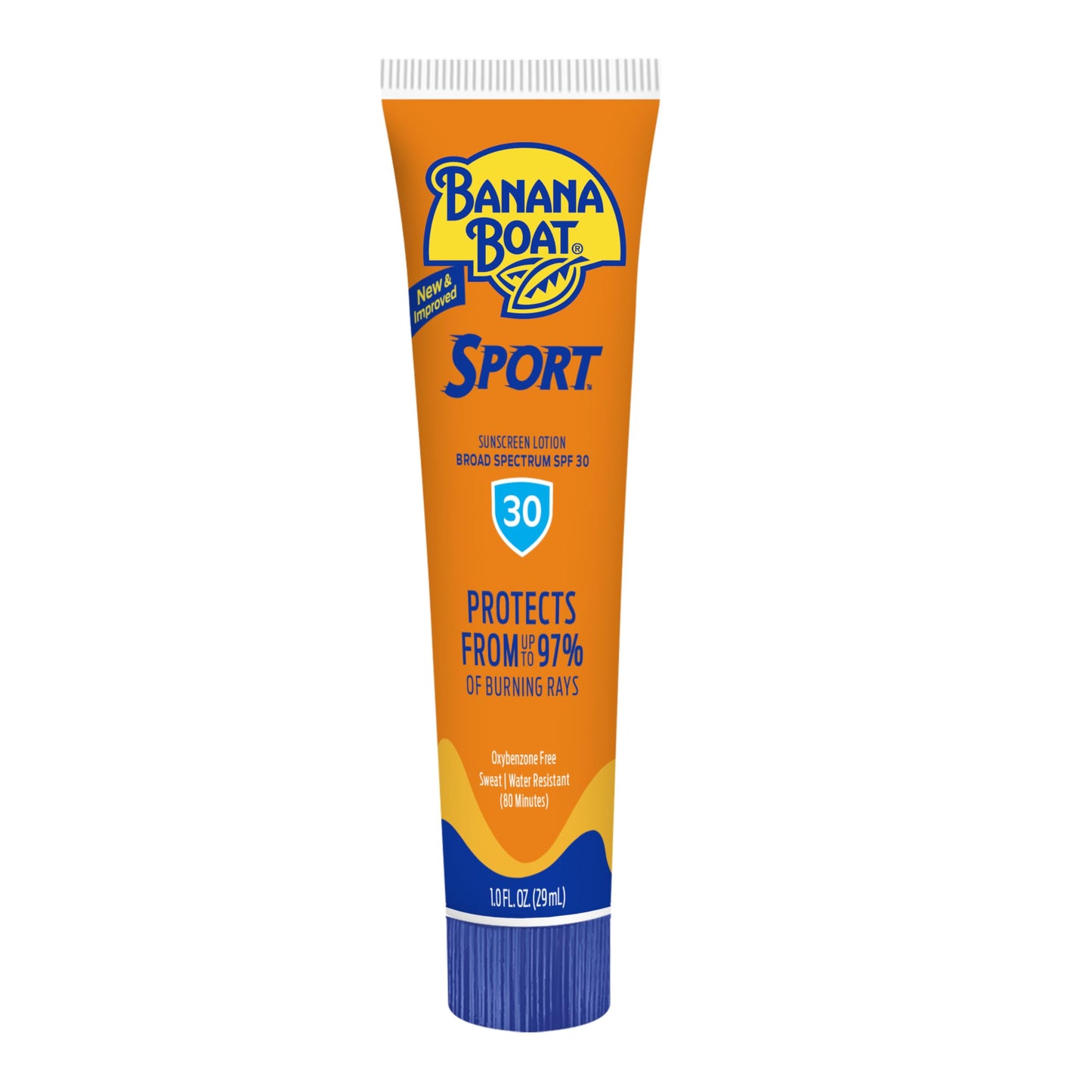Banana Boat Sport Ultra Sunscreen Lotion SPF 30, Travel Size 3oz Twin Pack, Sweat & Water Resistant Sunblock for Active Lifestyle(Pack of 2)