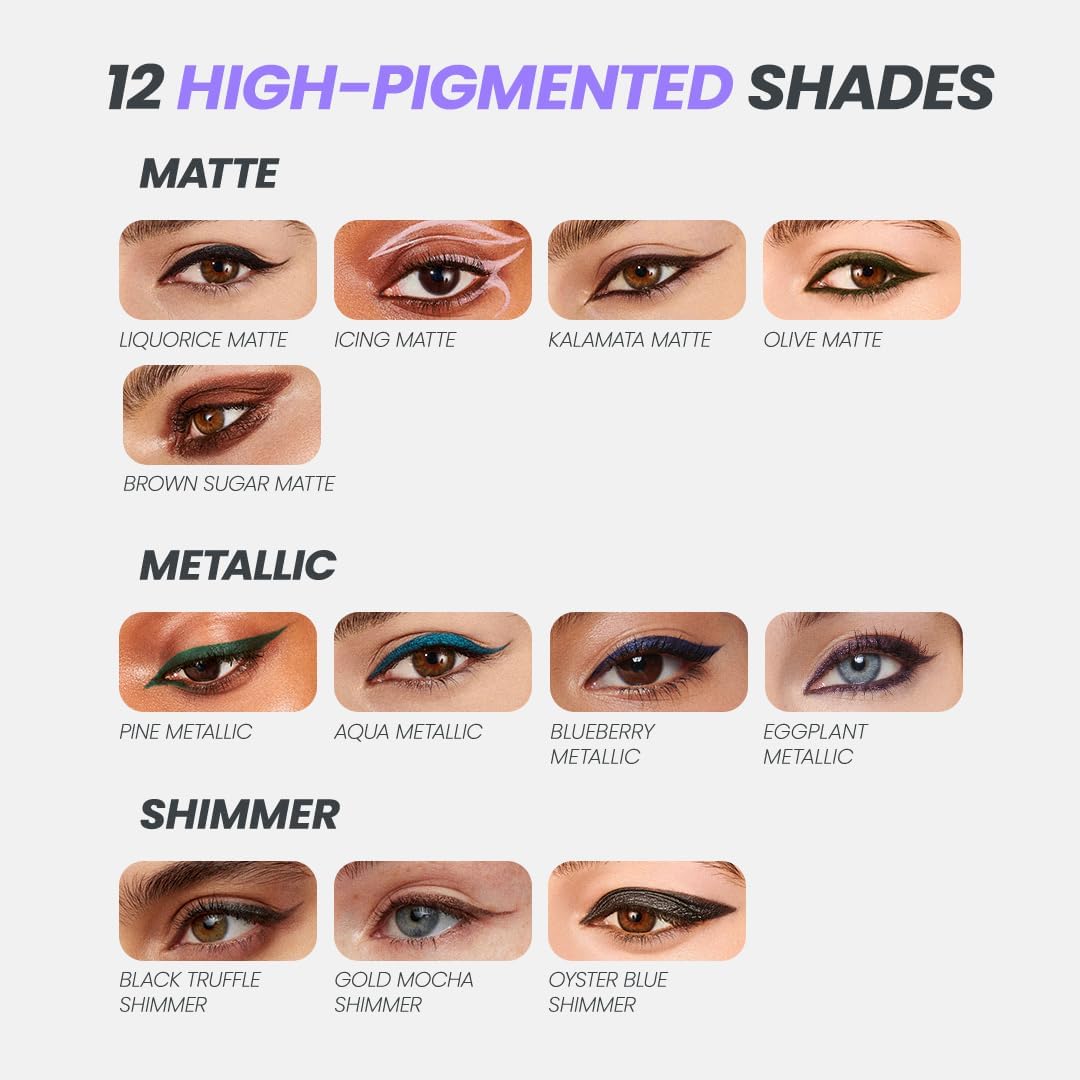 Wonderskin Eyeliner Pencil 1440 Longwear Eyeliner Waterproof & Smudge Proof