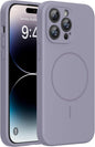 Miracase Magnetic for iPhone 16 Pro Case, Silicone, Black