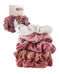 Kitsch Ultra-Petite Satin Scrunchies for Women - Eucalyptus, 6pcs