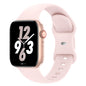 Sport Band Compatible with Apple Watch 38mm 40mm 41mm 42mm 44mm 45mm 46mm 49mm, Replacement Soft Silicone Strap Wristbands for iWatch Series 11/10/9/8/7/6/5/4/3/2/1 Ultra SE Women Men, Space Gray