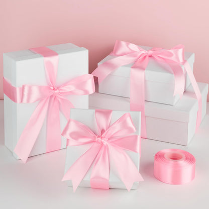 Mauproy Dusty Rose Satin Ribbon, 1-1/2 Inch, 50 Yards