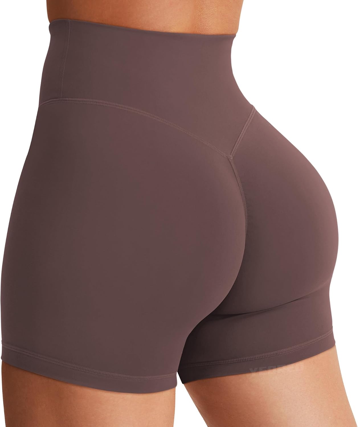 YEOREO SoftHue Women's Biker Shorts Workout Hidden Scrunch Gym Shorts