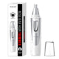 Ear and Nose Hair Trimmer Clipper - 2026 Professional Painless Eyebrow & Facial Hair Trimmer for Men Women,Battery-Operated Trimmer with IPX7 Waterproof,Dual Edge Blades for Easy Cleansing Black