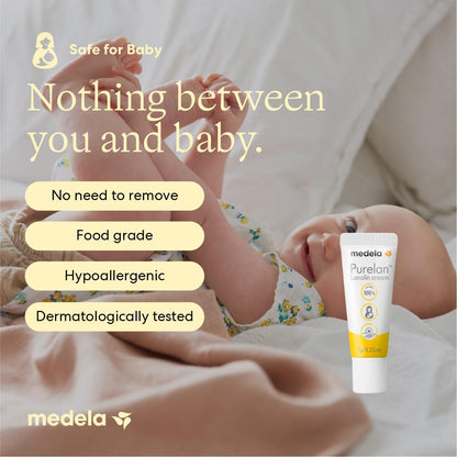 Medela Nipple Rescue Kit, Purelan Lanolin Nipple Cream 7g + 2 Hydrogel Pads