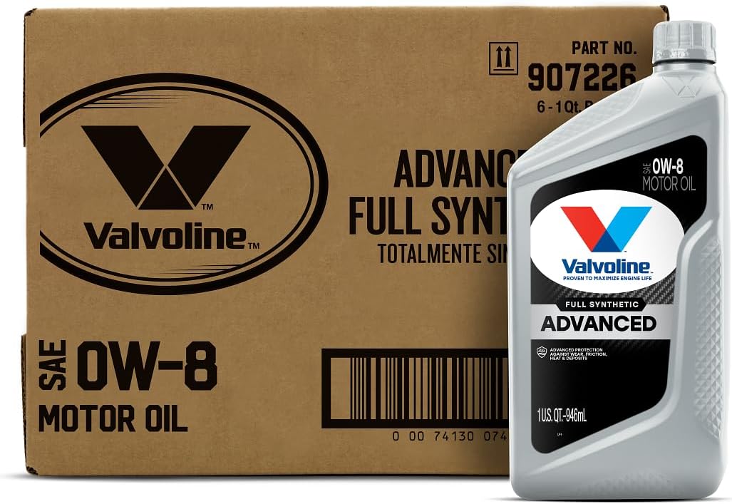 Valvoline Advanced Full Synthetic SAE 0W-20 Motor Oil 5 QT