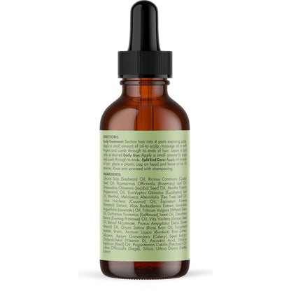 Mielle Organics Rosemary Mint Hair Oil with Biotin, 2 oz