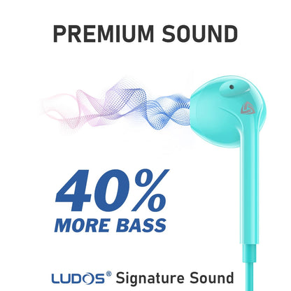 LUDOS Zenith USB C Headphones for iPhone 17 16 15 Pro Max Plus Air iPad Pro Air, 5 Years Warranty, USB-C Earbuds for Samsung Galaxy S24 S23 Ultra S22 S21 S20 A55 A54 A53, USB Type C Earphones - White