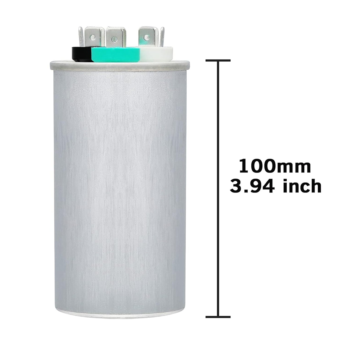 VEXUNGA 5uF 370/440VAC 50/60Hz CBB65 CBB65A Oval Run Start Capacitor 5 MFD 370V/440V Air Conditioner Capacitors for AC Unit Fan Motor Start or Pool Pump or Air Condenser Straight Cool