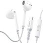LUDOS Zenith USB C Headphones for iPhone 17 16 15 Pro Max Plus Air iPad Pro Air, 5 Years Warranty, USB-C Earbuds for Samsung Galaxy S24 S23 Ultra S22 S21 S20 A55 A54 A53, USB Type C Earphones - White