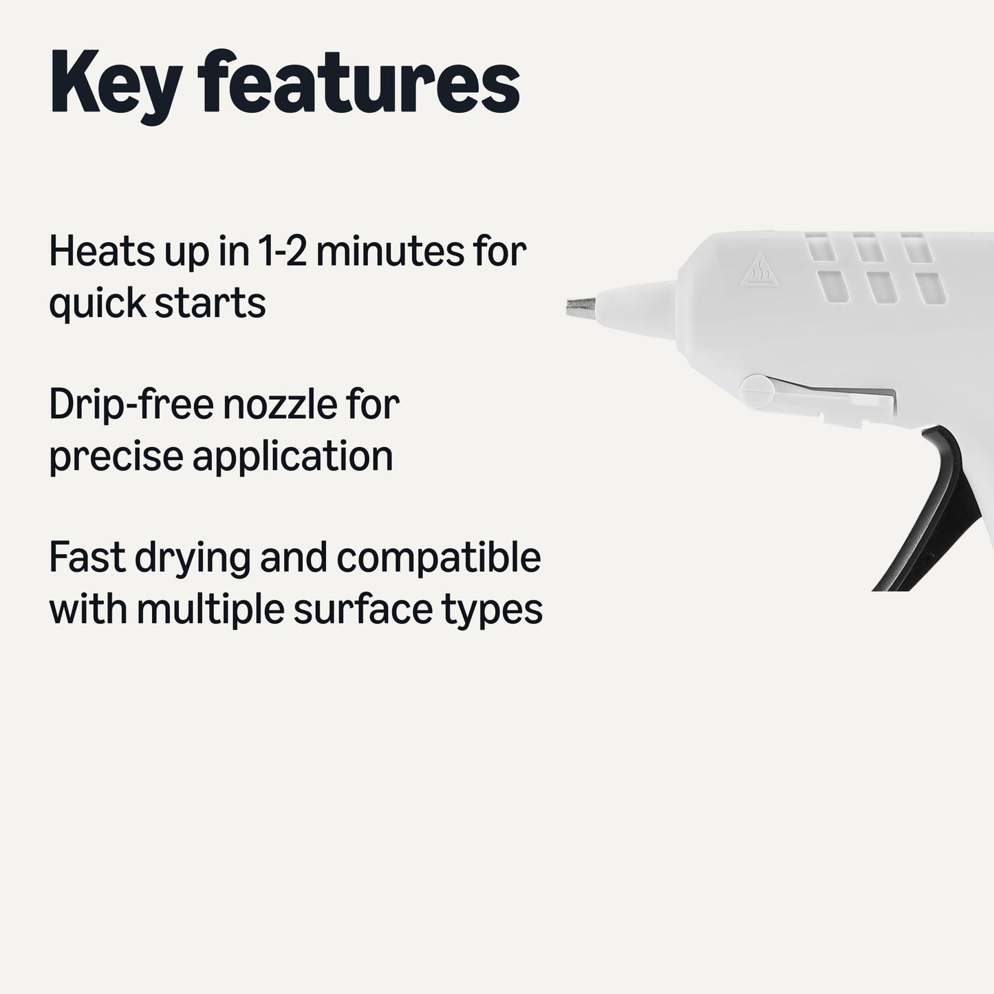 Amazon Basics Mini Size Hot Glue Sticks, 4" x 0.27", 100-Pack, Hot Melt Compatible with Most Glue Guns for Crafting, DIY, Home Repair, Transparent