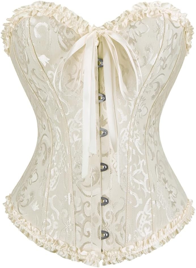 frawirshau Women's Overbust Costume Corset Renaissance Victorian