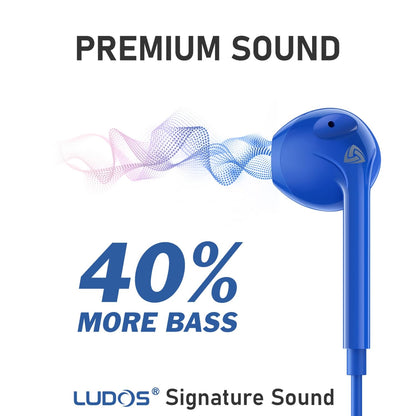 LUDOS Zenith USB C Headphones for iPhone 17 16 15 Pro Max Plus Air iPad Pro Air, 5 Years Warranty, USB-C Earbuds for Samsung Galaxy S24 S23 Ultra S22 S21 S20 A55 A54 A53, USB Type C Earphones - White