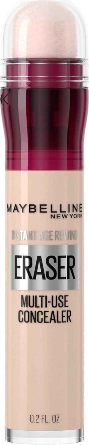 Maybelline Instant Age Rewind Eraser Dark Circles Treatment Multi-Use Concealer, 110, 1 Count (Packaging May Vary)
