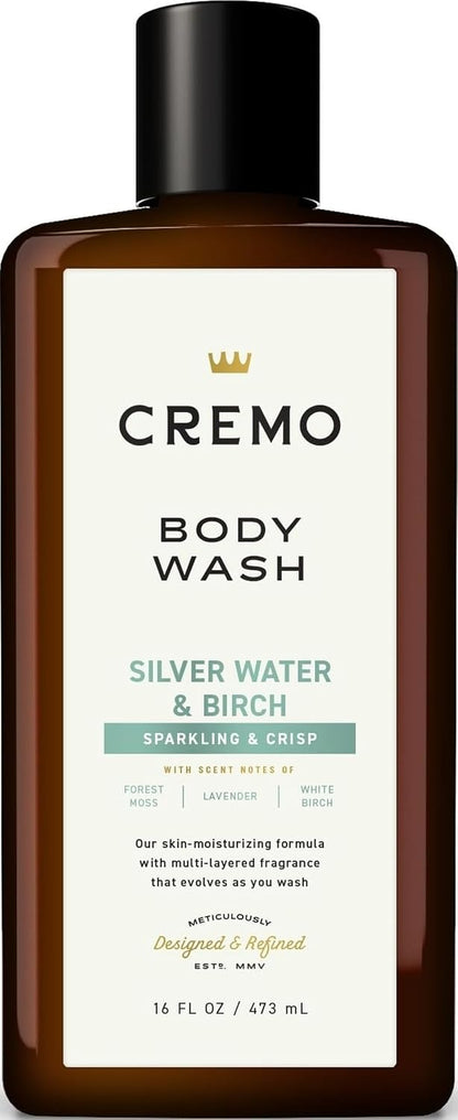 Cremo Body Wash for Men, Cypress Santal, 16 Fl Oz