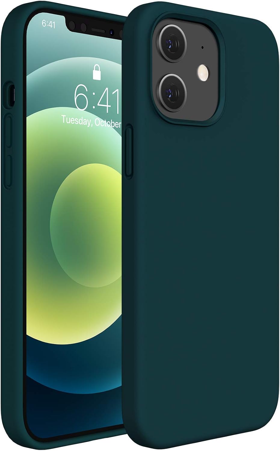 Miracase Magnetic for iPhone 16 Pro Case, Silicone, Black
