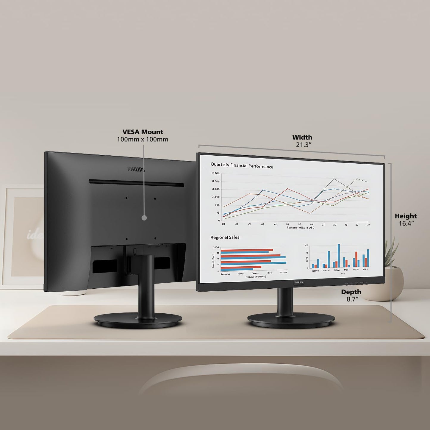 Philips 27 Inch Computer Monitor FHD 180Hz IPS HDR10, 27E2G2200