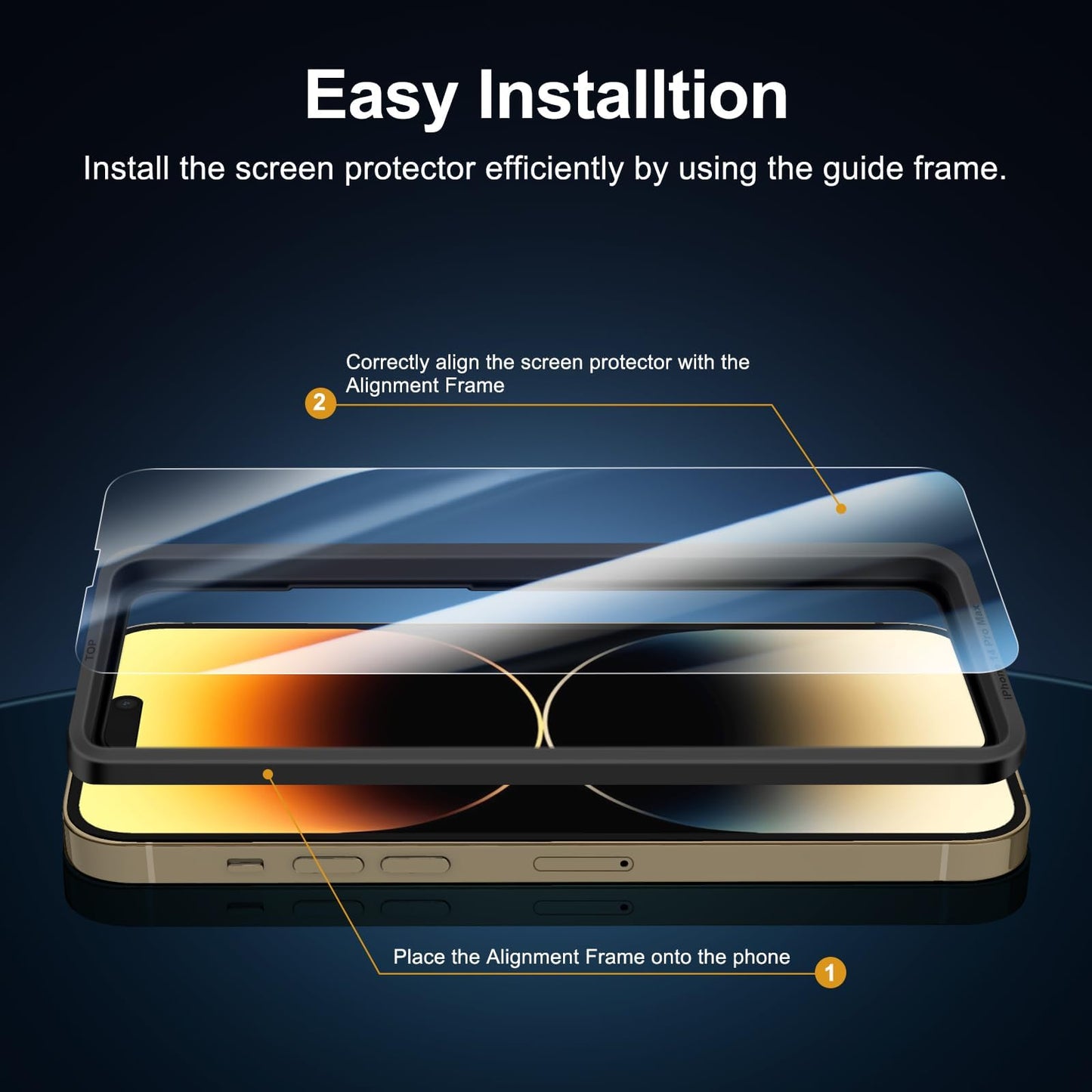 NEW'C for iPhone 17, iPhone 17 Pro, iPhone 16 Pro Screen Protector