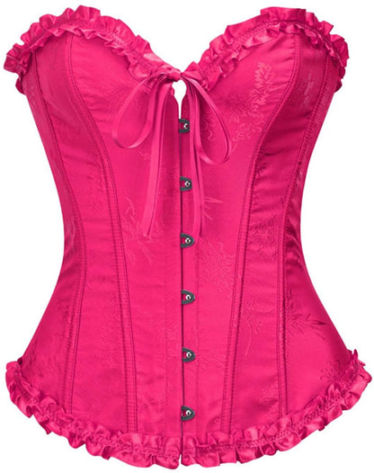 SZIVYSHI 14-Bone Overbust Corset Top