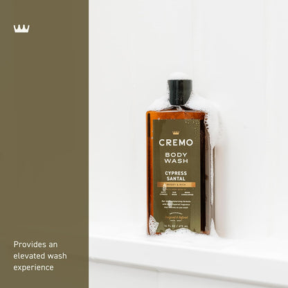 Cremo Body Wash for Men, Cypress Santal, 16 Fl Oz