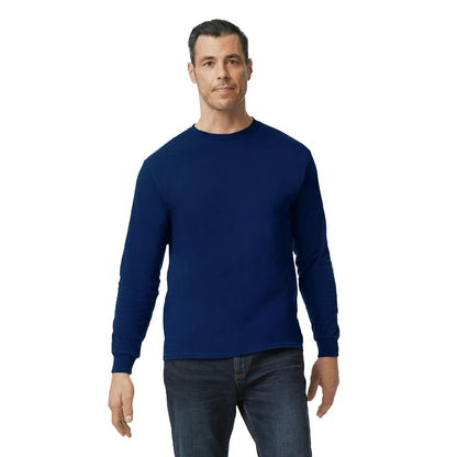 Gildan Adult Heavy Cotton Long Sleeve T-Shirt, Style G5400, 2-Pack