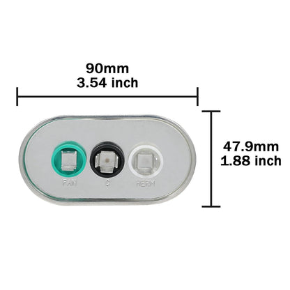 VEXUNGA 5uF 370/440VAC 50/60Hz CBB65 CBB65A Oval Run Start Capacitor 5 MFD 370V/440V Air Conditioner Capacitors for AC Unit Fan Motor Start or Pool Pump or Air Condenser Straight Cool