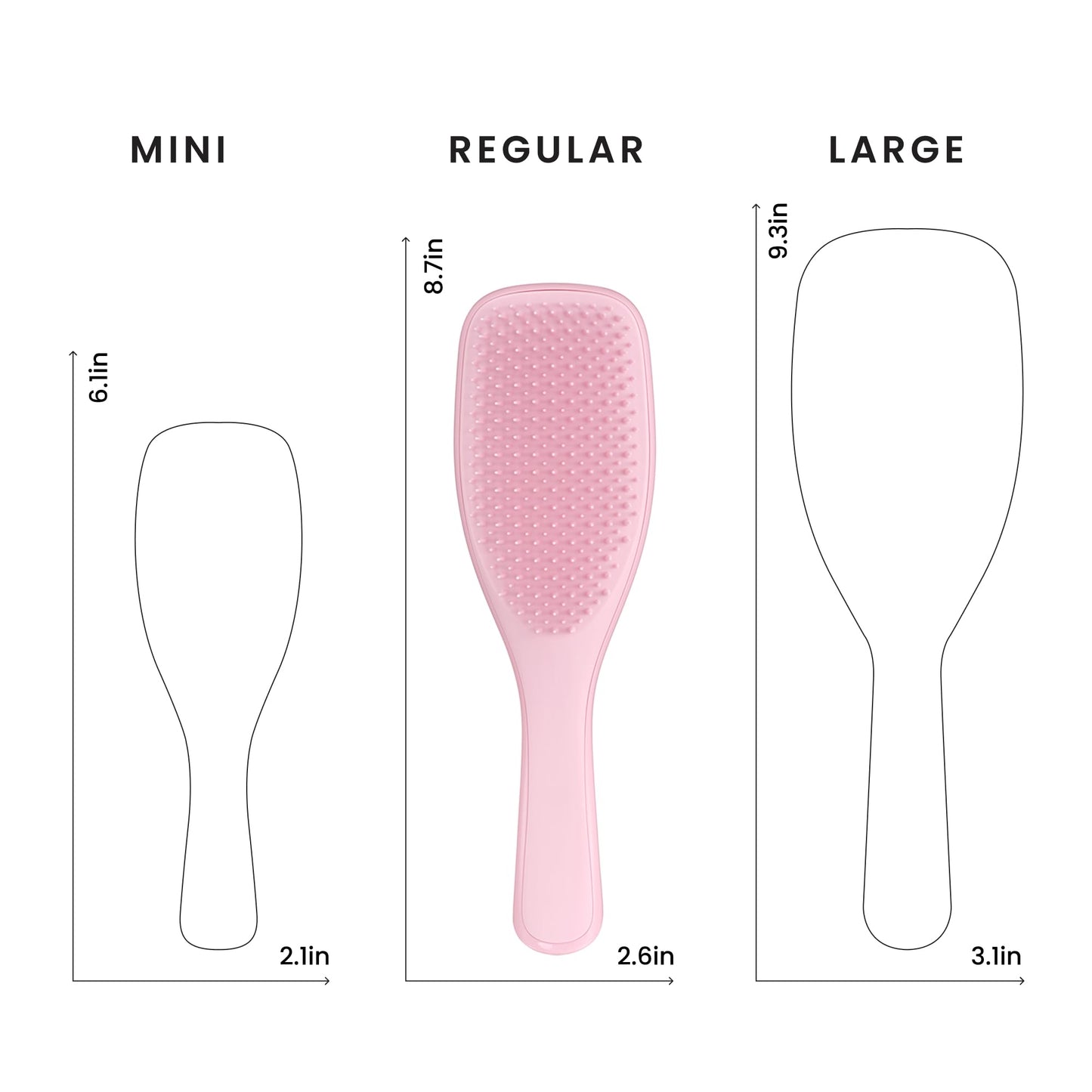Tangle Teezer Ultimate Detangler Brush, Straight to Wavy, Liquorice Black