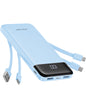 charmast Power Bank Portable Charger with Reinforced Built-in 4 Cables