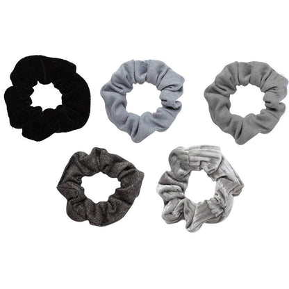 Kitsch Ultra-Petite Satin Scrunchies for Women - Eucalyptus, 6pcs