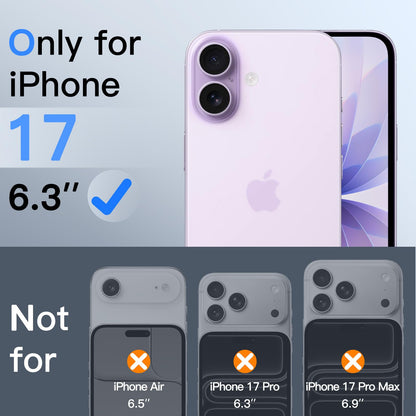 JETech Privacy Screen Protector for iPhone 17 Pro Max, 2-Pack