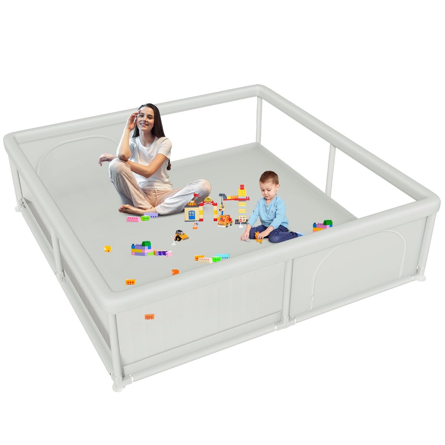 Hiaksedt Baby Playpen 50x50 Inch, Play Pens for Babies and Toddlers