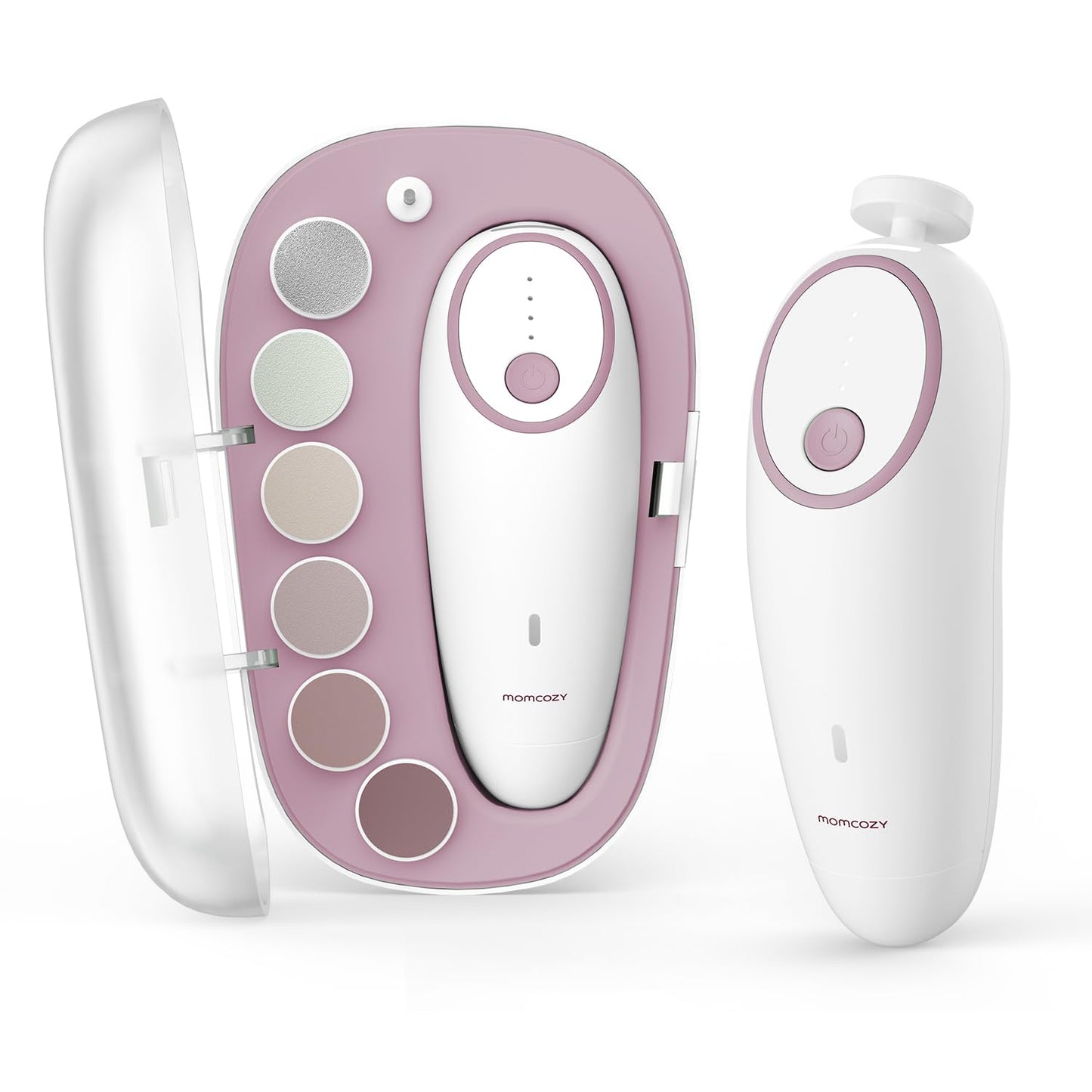 Momcozy Baby Nail File Electric, Gentle Night Light Baby Nail Trimmer