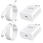 Phone 17 16 Pro Max Charger Fast Charging, 45W Super Fast USB C Charger Block with 10FT Long Charging Cord Cable for 17 16 Pro Max/17 16/16 Plus,15 Pro Max/15 Pro/15, Android Phone-Black
