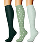 CHARMKING Compression Socks for Women & Men Circulation (3 Pairs) 15-20 mmHg is Best Support for Athletic Running Cycling