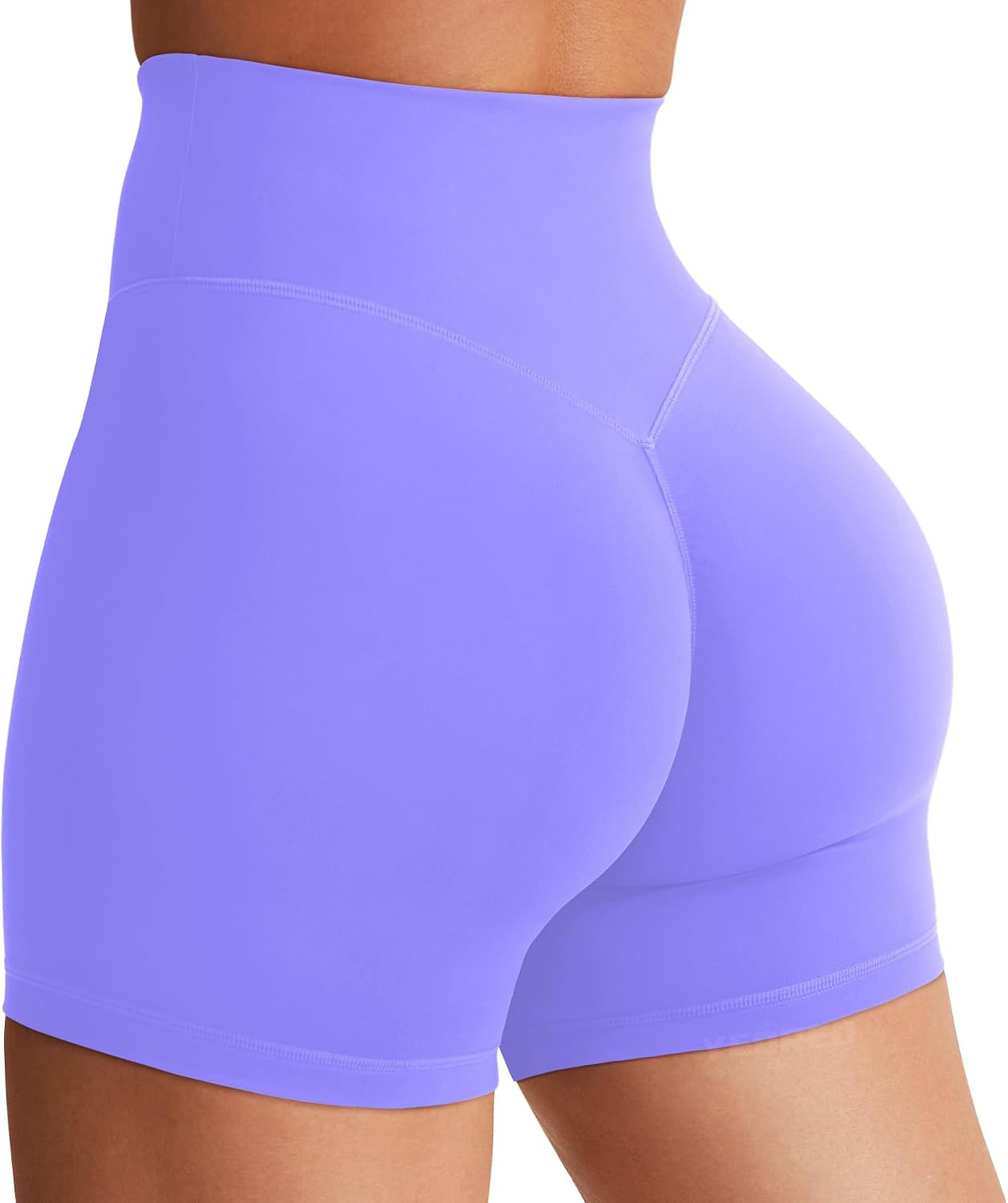 YEOREO SoftHue Women's Biker Shorts Workout Hidden Scrunch Gym Shorts