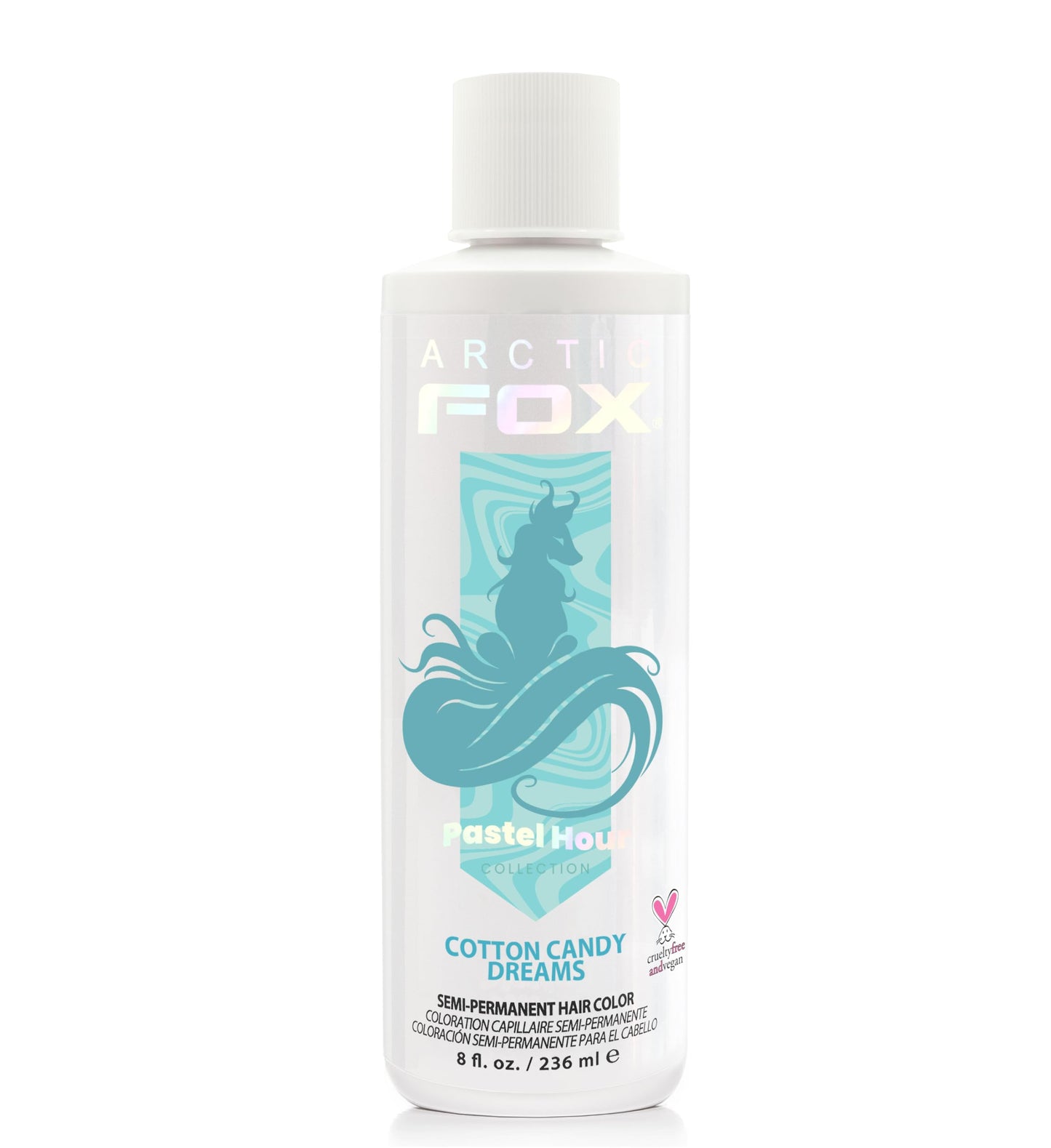 ARCTIC FOX Semi-Permanent Hair Dye - Sunset Orange, Vegan - 2 x 8 oz