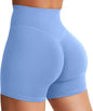 YEOREO SoftHue Women's Biker Shorts Workout Hidden Scrunch Gym Shorts