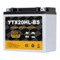 YTX14AH-BS 12V 12Ah Motorcycle Battery, 220CCA Rechargeable Maintenance Free Sealed AGM Battery, Powersport Replacement for ATV, UTV, Scooter