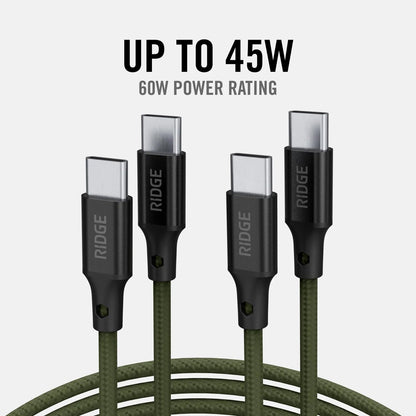 Ridge 20W Magnetic Power Bank Battery Pack 10,000mAh - Fast Charging, Compatible with MagSafe - Portable Charger Flight-Safe Travel Powerbank - Built-in Cables & Magnetic Attachment (Matte Black)